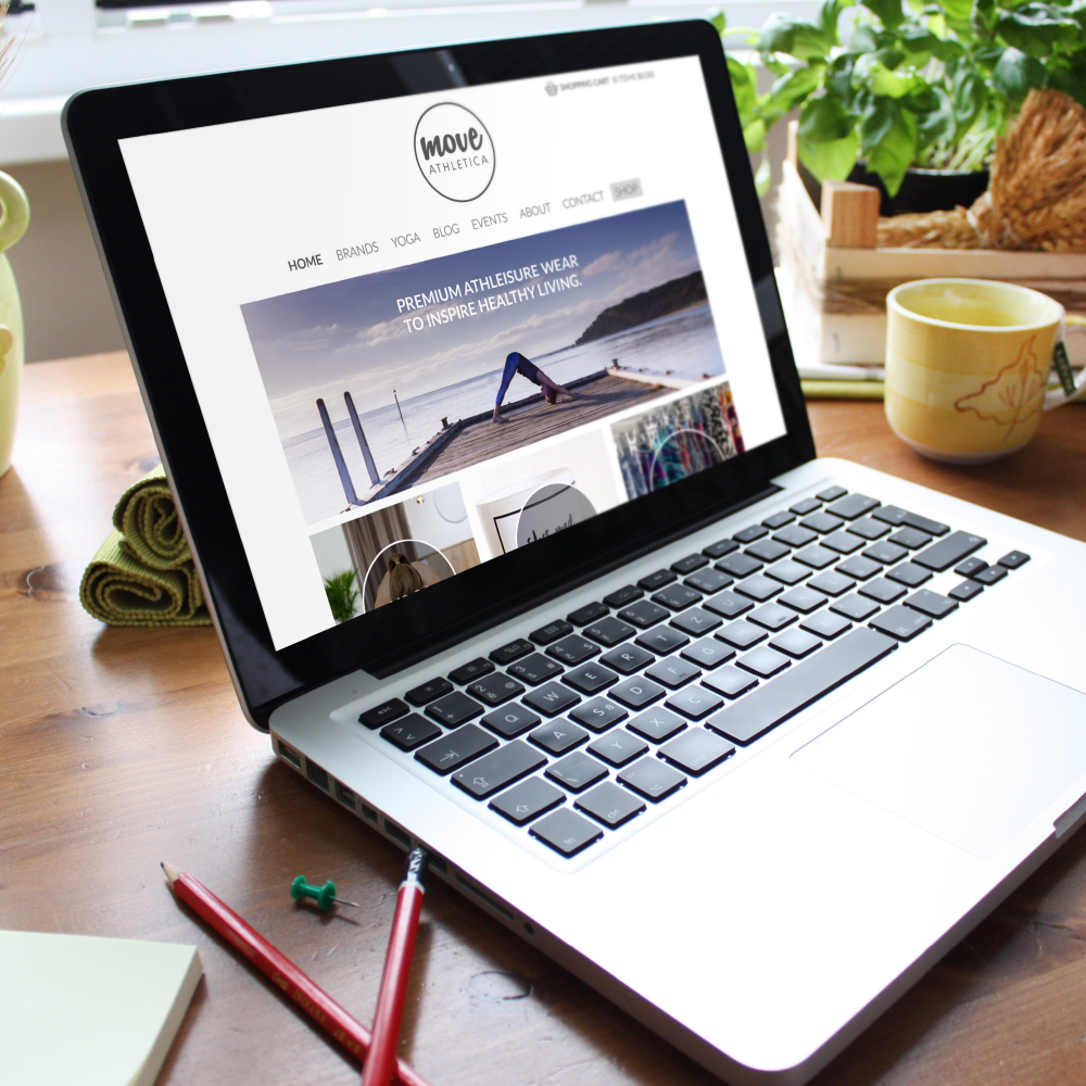 Move Athletica Website Design