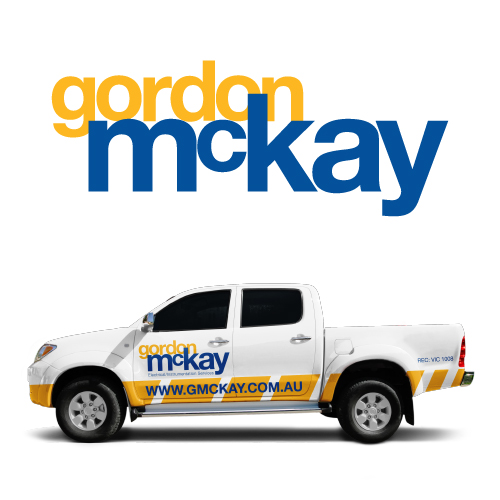 Graphic design for trades Geelong - Gordon McKay vehicle signage