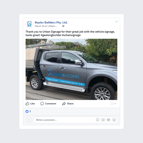 Graphic design for tradespeople Geelong - social media design