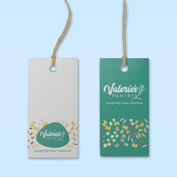 Valerie's Pantry Tag Design, Logo and Brand Design