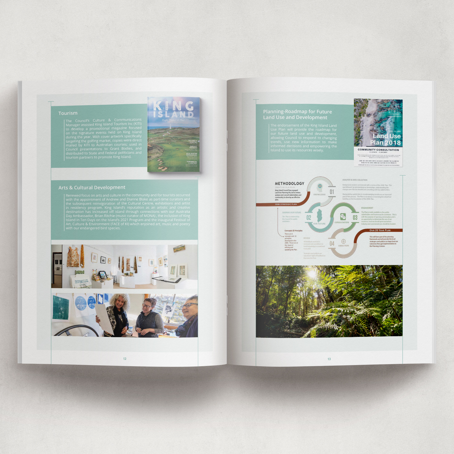 King Island Council Annual Report Design