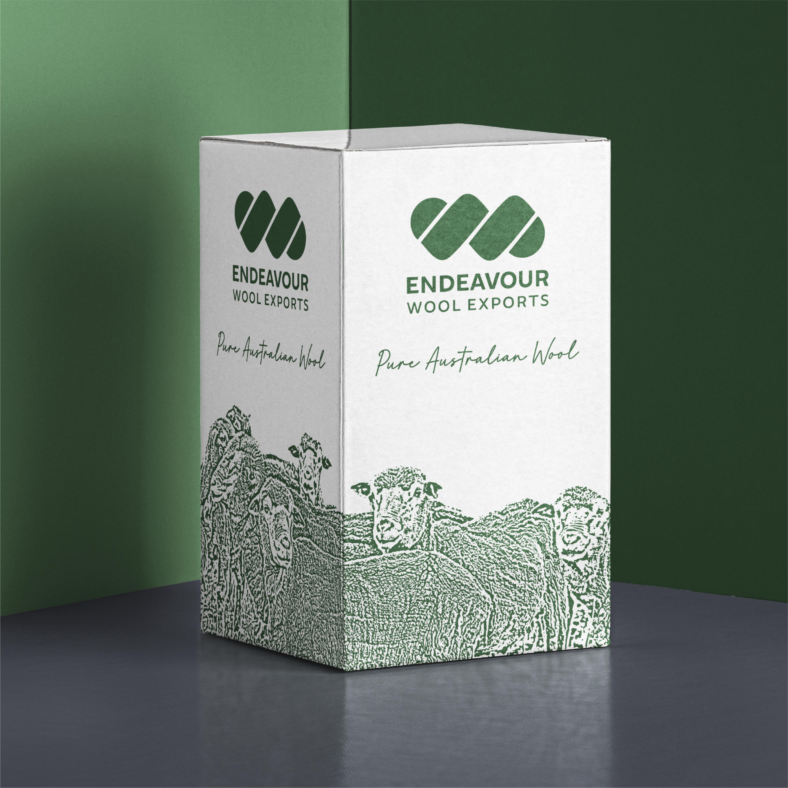 Endeavour Wool Exports Packaging Design