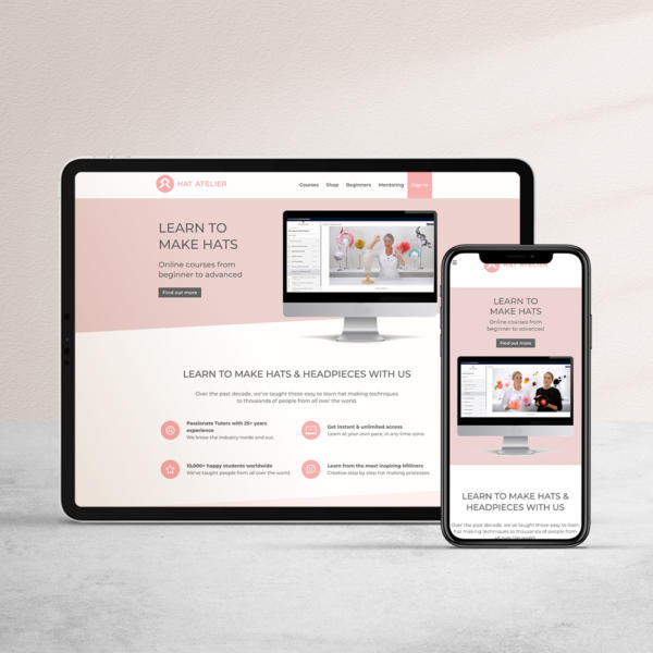Hat Atelier Website Design