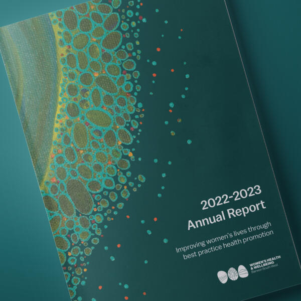 Womens Health and Wellbeing Barwon South West Annual Report Design 2023