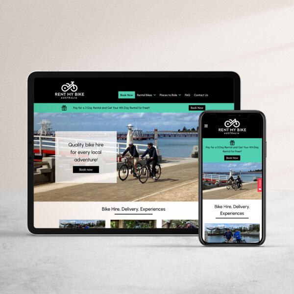 Rent My Bike Website Design